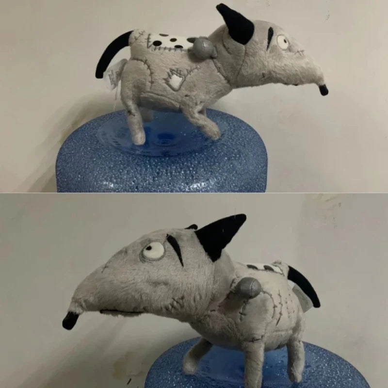 25cm Frankenweenie Sparky Dog Plush Toy – Soft Stuffed Animal Doll for Kids Birthday Gifts, Tim Burton Anime Collectible