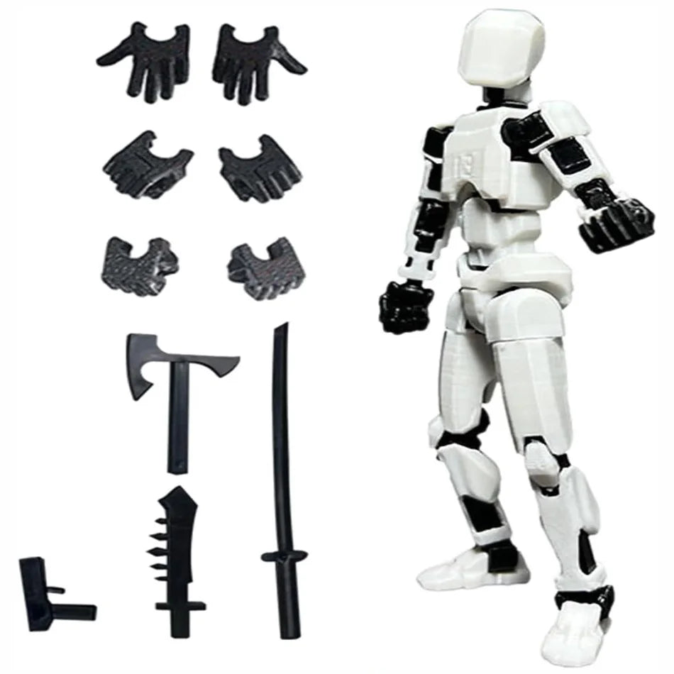 Titan 13 Action Figures – 3D Printed Multi-Jointed Movable Lucky 13 & Nova 13 Collectibles