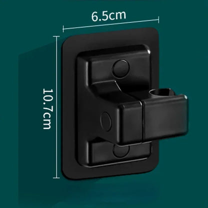 ABS Wall-Mounted Shower Head Holder – Self-Adhesive, Adjustable & Rotatable Handheld Bracket for Bathroom Accessories