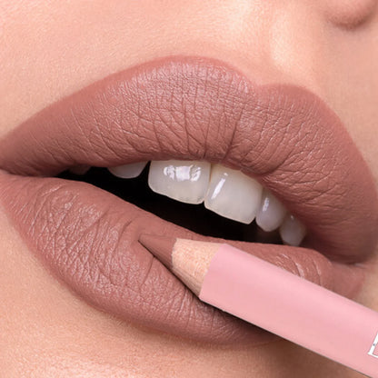 12-Color Matte Lipliner Pencil – Waterproof, Plumping Lip Liner for Natural Nude & Pink Shades | Professional Lip Contour Makeup