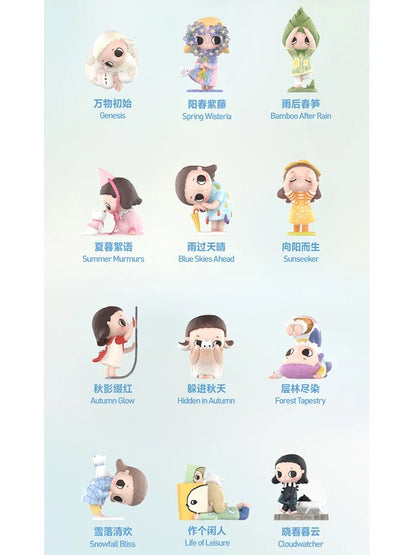 POP MART Nyota "I AM THE SEASONS" Blind Box – Kawaii Anime Action Figure Surprise Toy for Girls Gift