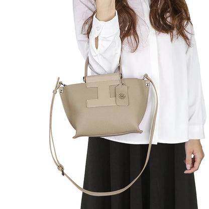 Royal Bagger Top-Handle Genuine Leather Handbag for Women – Trendy Casual Crossbody Bag with Adjustable Shoulder Strap 1859