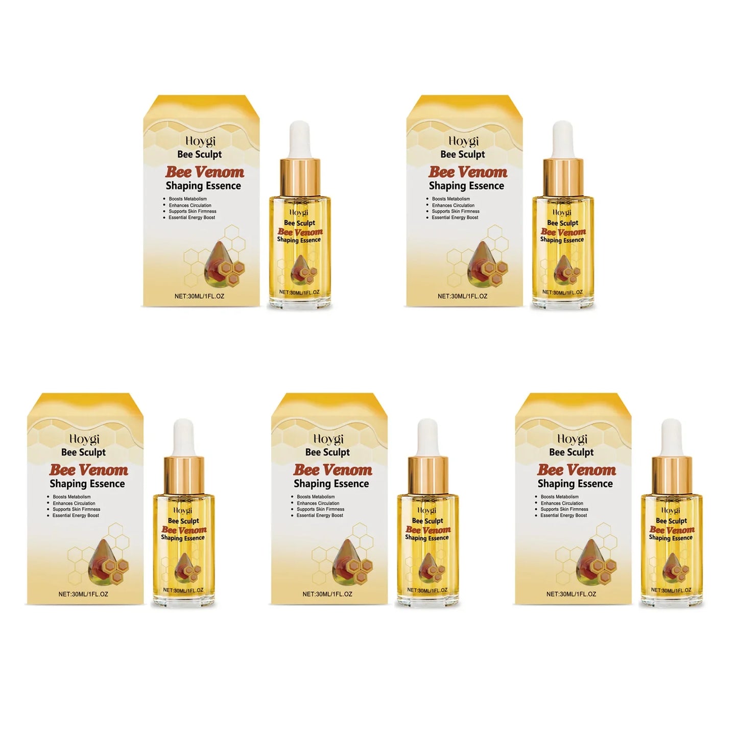 Bee Venom Shaping & Firming Body Oil – Anti-Cellulite Fat Burning Massage for Weight Loss