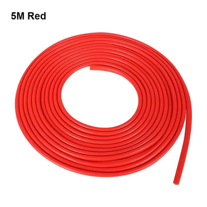 5M Car Door Edge Protector Strip - Transparent PVC Anti-Scratch Anti-Collision Sealing Tape for Vehicle Door Trim Protection