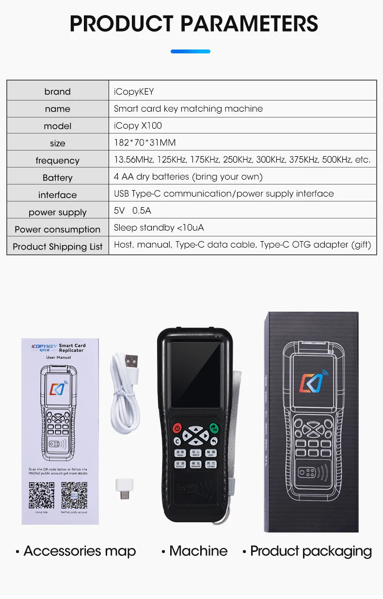 5YOA IX100 RFID Reader & Duplicator – Advanced Programmer, Copier & Writer for 13.56MHz & 125KHz Cards