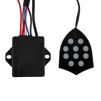 12V Universal Electronic Car Horn – 10 Sound Musical Siren Controller with Snail Trumpet, Automotive Alarm Accessory