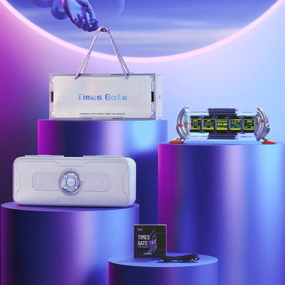 Divoom Times Gate RGB Digital Clock – Smart APP Control, WiFi, Gaming Room & Cyberpunk Office Decor