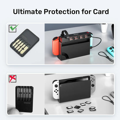 Unitek D1100A Game Card Reader for Nintendo Switch OLED — One-Button Multi-Game Switcher Adapter Accessory