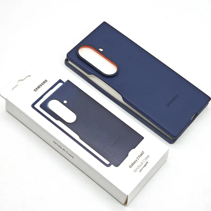 Samsung Galaxy Z Fold 7 Case – High-Quality Eco Leather Magnetic Cover with Anti-Fall Shockproof Back Protection