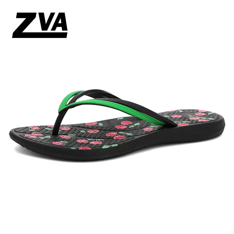 Women’s Pink Waterproof Flip Flops - Thick Sole Non-Slip Bathroom Sandals