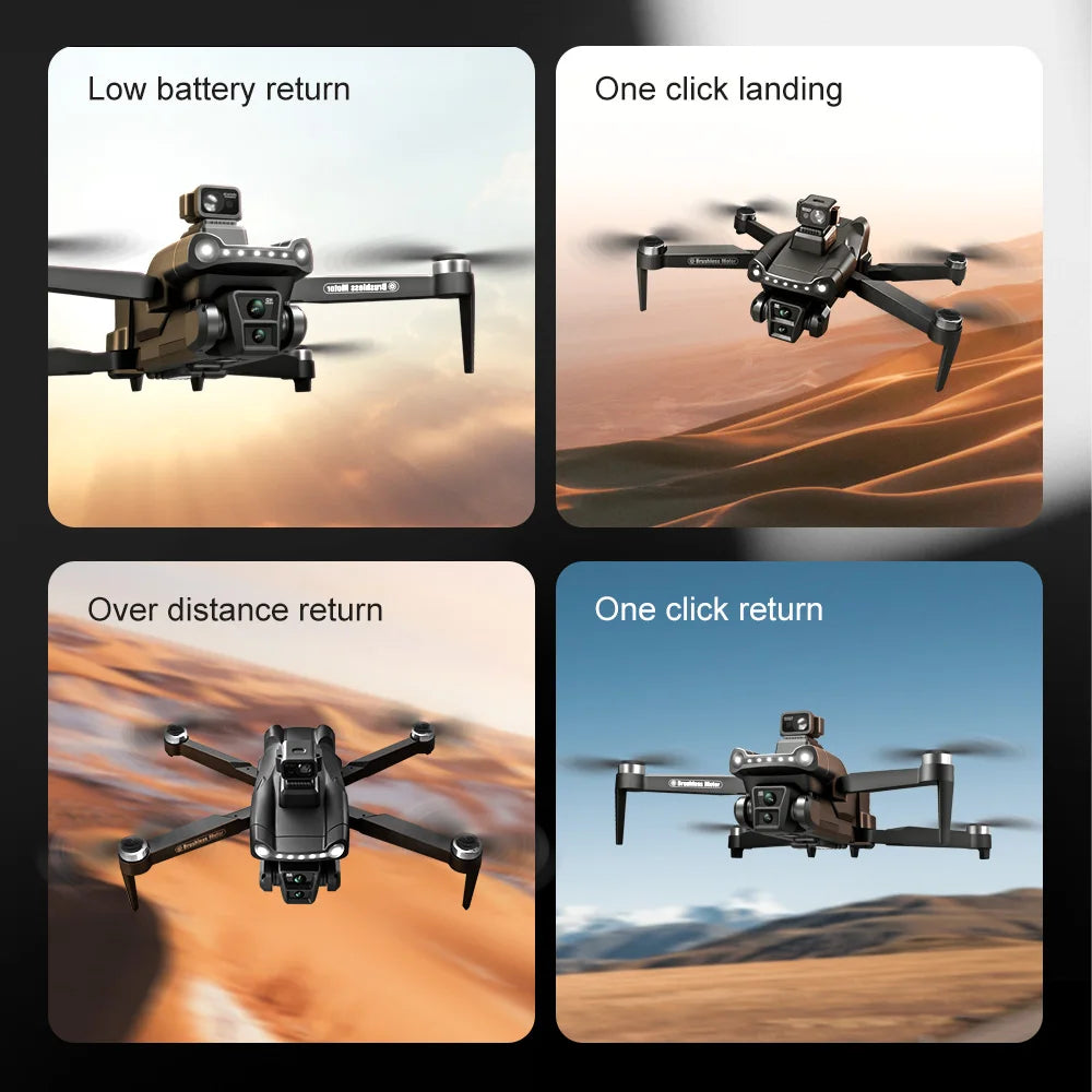 Xiaomi V198GPS Drone with 8K HD Camera – Foldable Brushless Quadcopter with Obstacle Avoidance & Optical ESC Aerial Tech