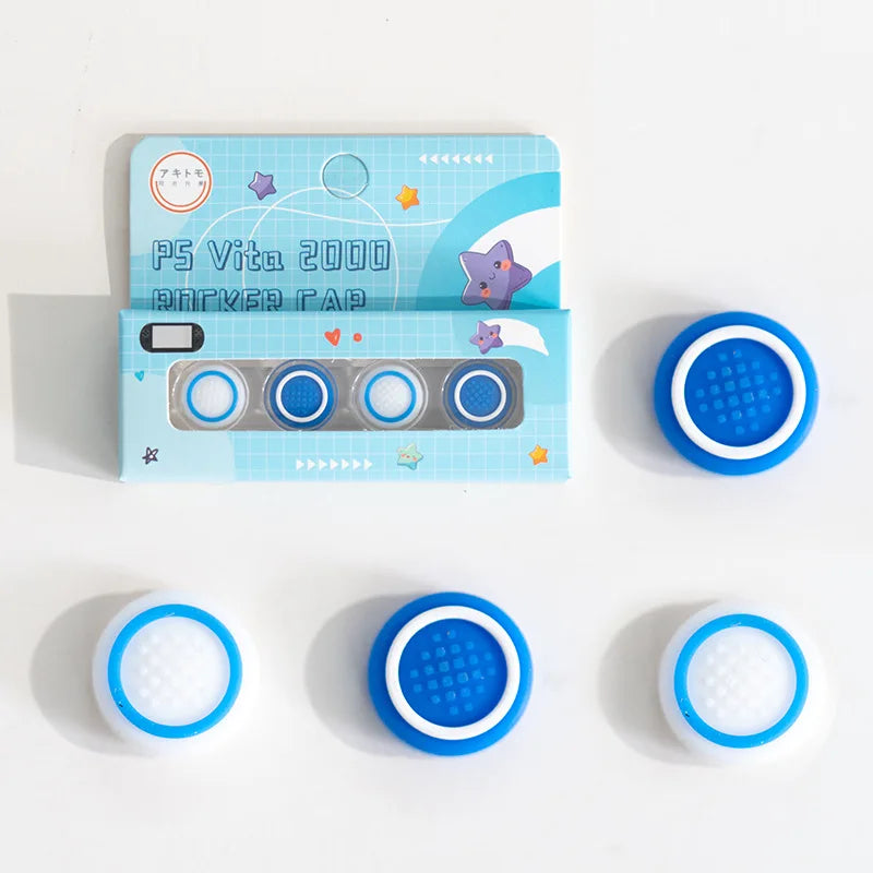 4pcs Silicone Thumb Stick Grip Caps for PS Vita | Joystick Protector for PSV 1000/2000