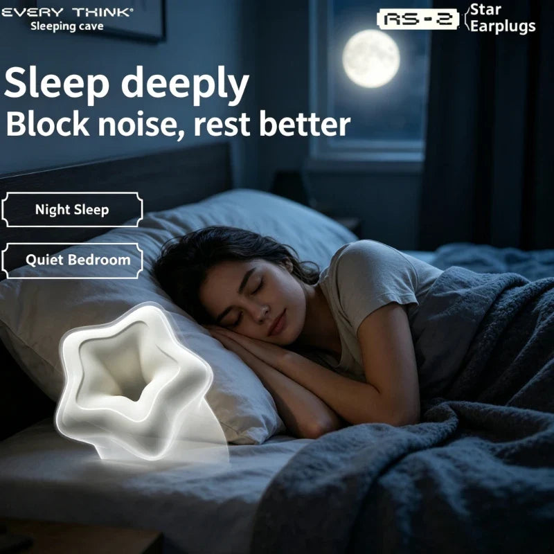 EVERYTHINK Sleeping Ear Plugs - Soft Noise Reduction & Sound Insulation Ear Protection