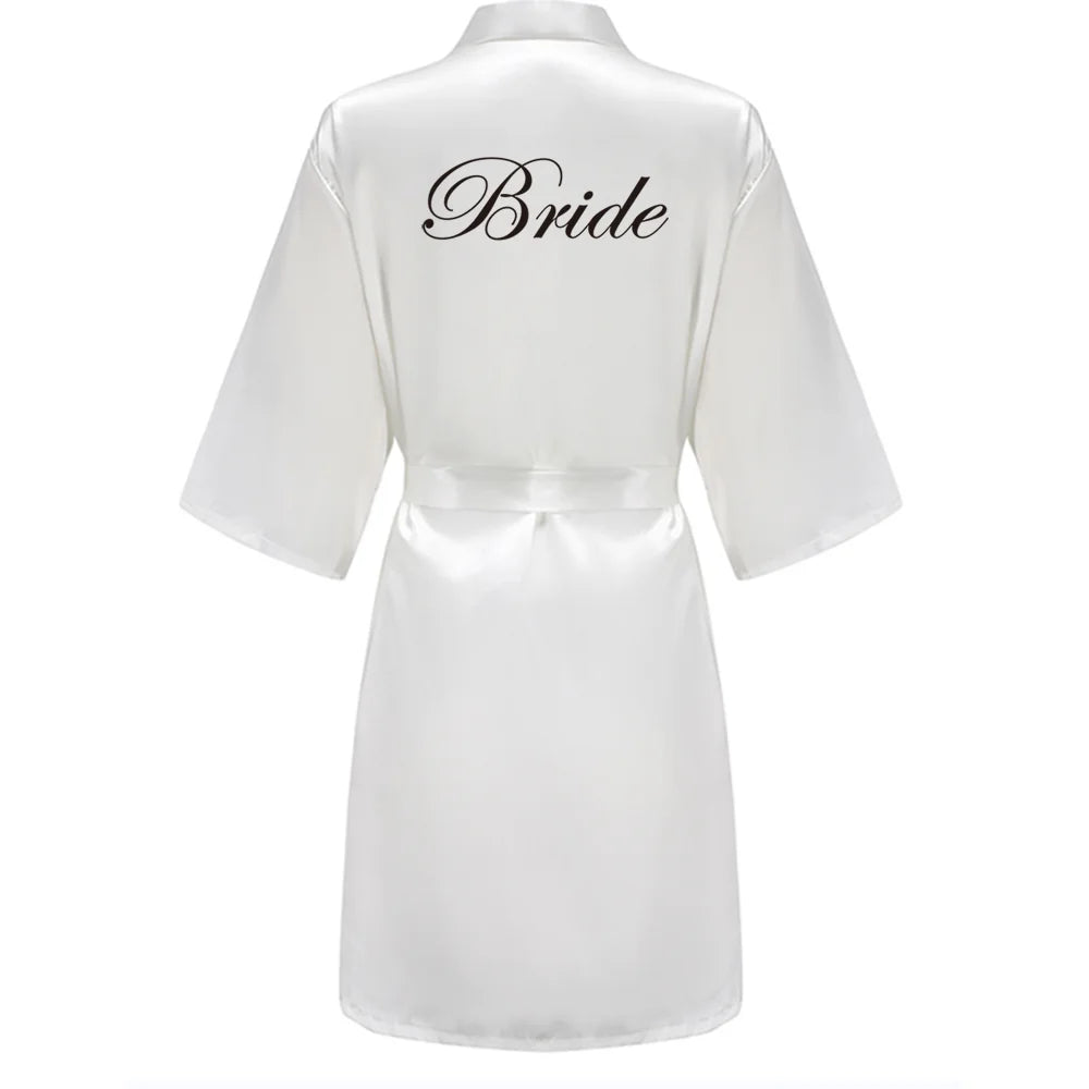 Plus Size Satin Silk Robe for Women - Wedding Bride Bridesmaid Bathrobe Sleepwear in Sage Green