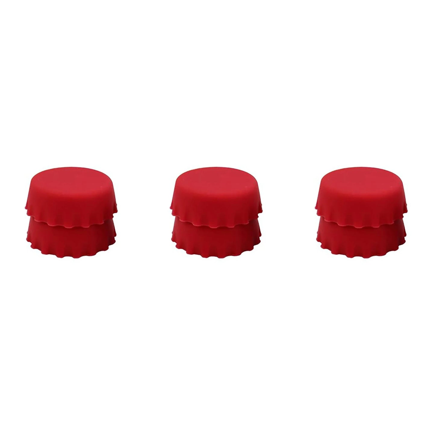 2/6/12pcs Silicone Beer Bottle Caps – Preservative Covers for Wine, Vinegar, Soy, and Cocktail Bottles