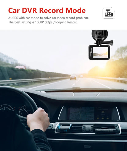 AUSEK S81TRW 5K Action Camera – 4K60FPS, 48MP, EIS, 5X Zoom, 1080P Webcam, Wi-Fi Vlog Sports Cam with Remote & Optional Filters