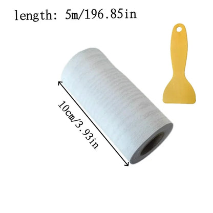 10cm x 5m Thickened Wood Grain Skirting Line – Self-Adhesive Wall Sticker for Living Room & Bedroom Corner Decoration