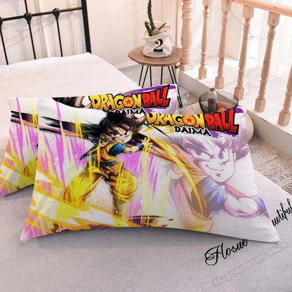 DRAGON BALL Anime Pillowcase – Cute Printed Pillow Cover for Comfortable Home Bedding & Gifts