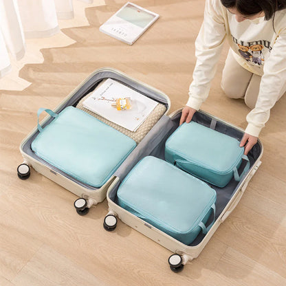 3pcs Travel Packing Bag Set | Compressible Waterproof Nylon Organizer for Suitcase, Luggage, Portable
