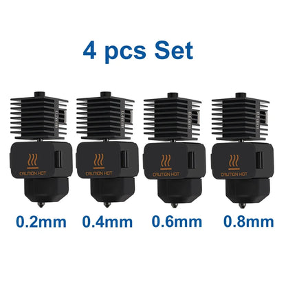 Bambu Lab A1 Mini Hotend Kit – 0.2/0.4/0.6/0.8MM Replaceable Nozzle for A1/A1 Mini 3D Printer Assembly