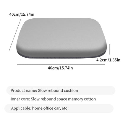 Ergonomic Memory Foam Seat Cushion – Hemorrhoid Relief Office & Student Chair Cushion for Long Sitting Comfort & Pressure Support