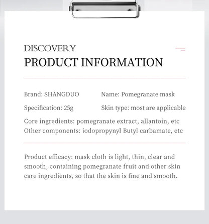 8PCS Natural Plant Facial Masks – Korean Skincare Hydrating, Moisturizing & Firming Face Care Set