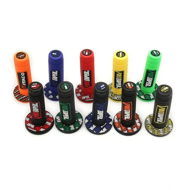7/8" Motorcycle Handlebar Grip Gel Brake Handles – Rubber Grips for CRF, EXC, YZF, Protaper Dirt & Pit Bikes