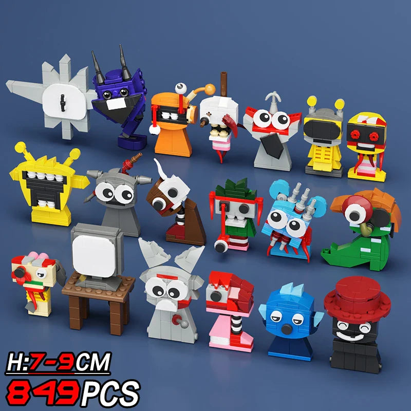 New Moc Incredibox Sprunki Building Blocks Toy – Horror Anime Music Game Gift for Birthday & Christmas   2/2