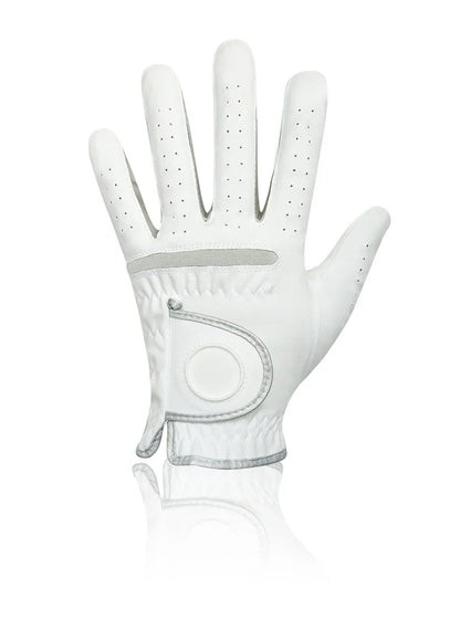 Men's Golf Glove - Breathable Micro Soft Fabric, Comfortable Fit with Magnetic Marker & Replaceable Design for Golfers