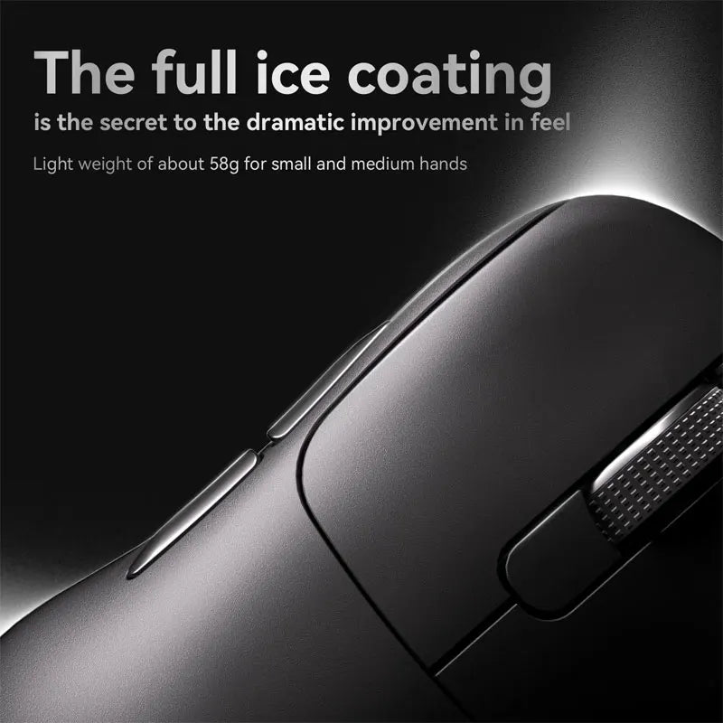 AJAZZ AJ179 PRO PAW3395 Gaming Mouse — Lightweight Wired & Wireless with Magnetic Charging Base, Ergonomic Macro Mouse for PC & Laptop