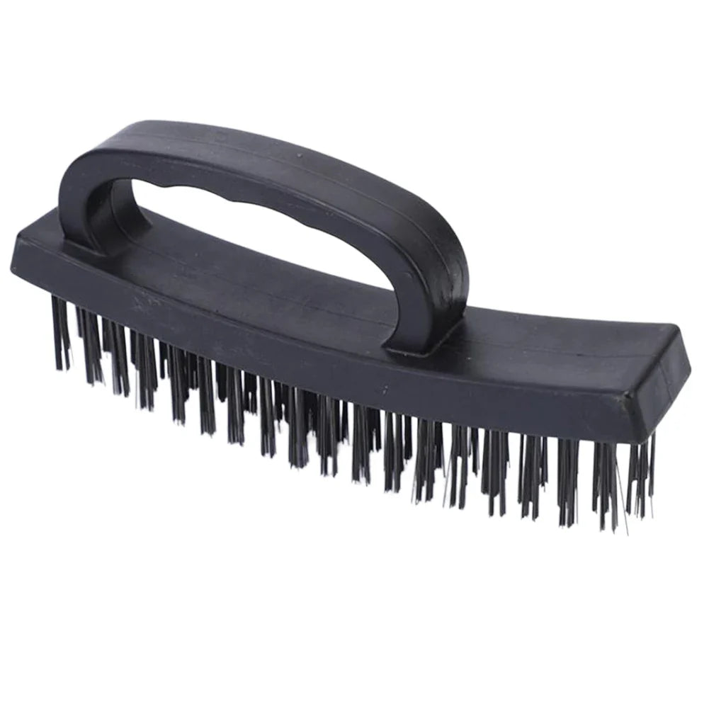 2PCS Steel Wire Brush Set - Industrial Rust Removal, Derusting & Metal Polishing Cleaning Tools