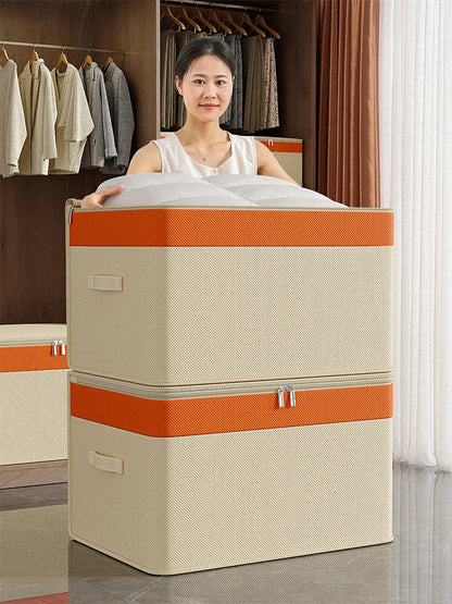 Portable Large Capacity Quilt & Clothes Organizer Bag – Home, Closet & Dorm Storage Solution