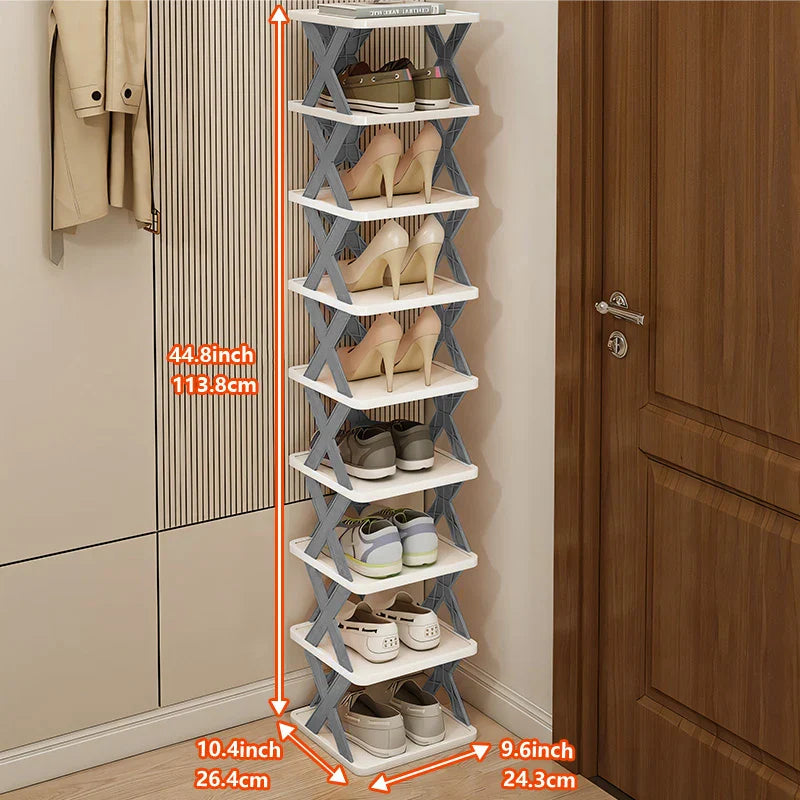 Multi-Layer Detachable Shoe Rack Storage Organizer — Space-Saving Household Shoe Shelf Cabinet