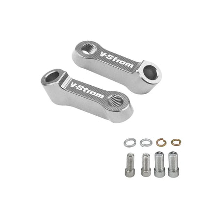 2PCS Suzuki V-Strom Mirror Extenders – Rearview Extension Riser Adapter for DL250 DL650 DL1000 800DE 1050XT Motorcycle Accessories