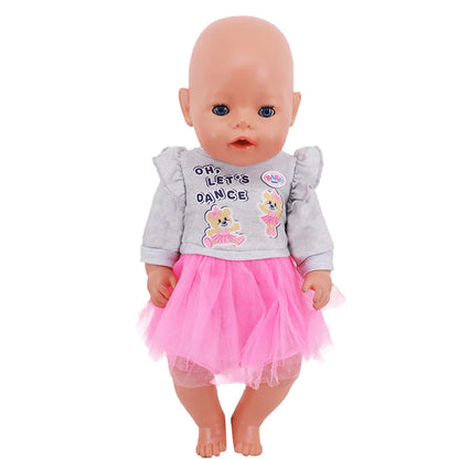 Official Doll Clothes & Accessories – Matching Style Outfits for 18-Inch American & 43cm Reborn Baby Dolls, Our Generation Girl Toys Gift