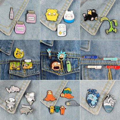 Custom Enamel Pins – Personalized Luxury Metal Logo Lapel Badge for Clothes & Anniversary Gifts