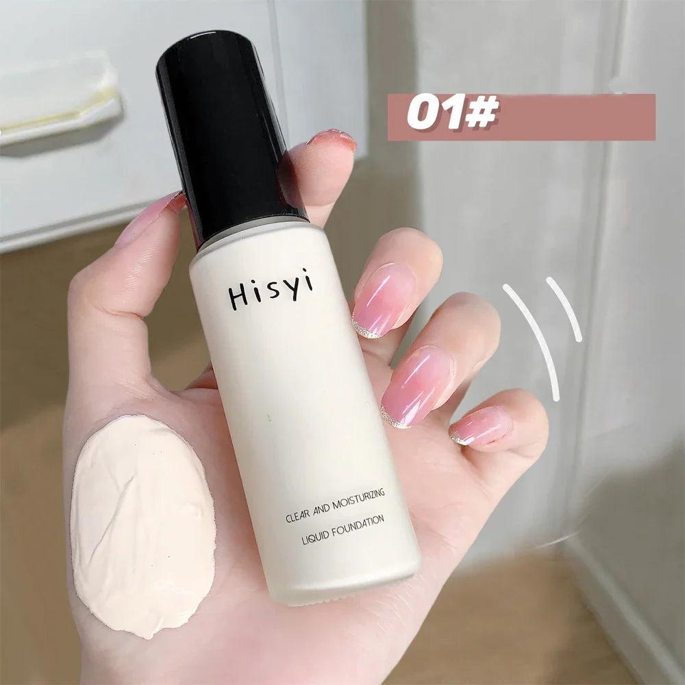 Natural Liquid Foundation – Flawless Coverage, Lightweight & Transparent Concealer for Smooth Skin
