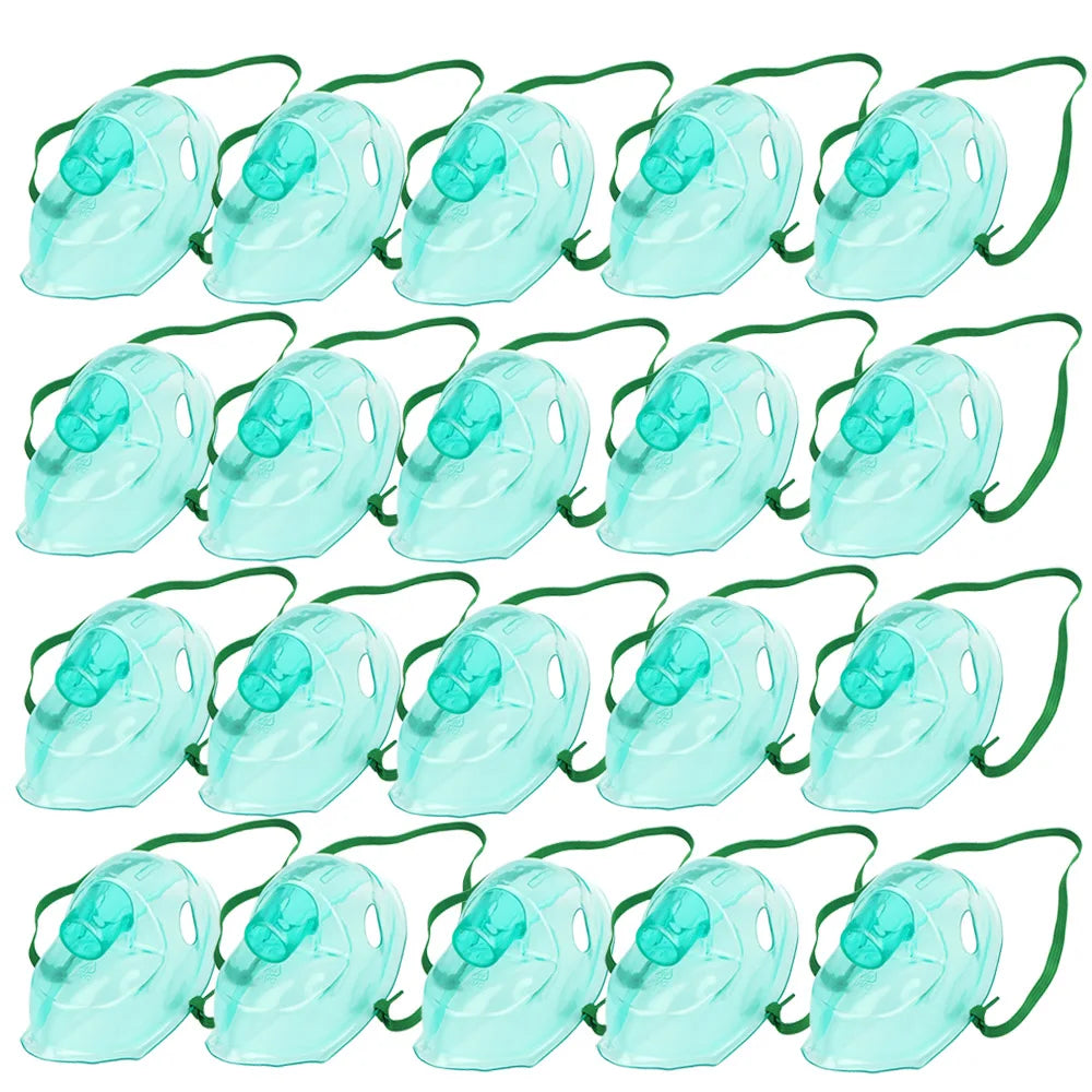 20pcs Nebulizer Inhaler Masks — Adult & Child Atomization Inhale Mask for Medication and Drug Inhalation Healthcare Nebulizador