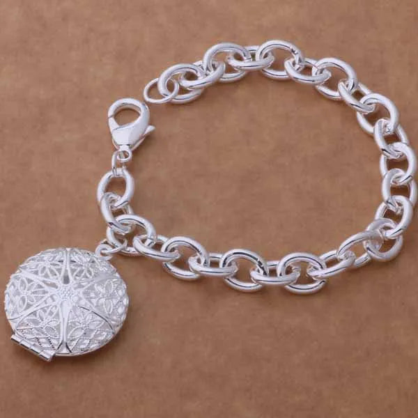 925 Sterling Silver Bead Bracelet – High-Quality Romantic Chain for Women, Fashion Jewelry Gift for Engagement, Party & Wedding