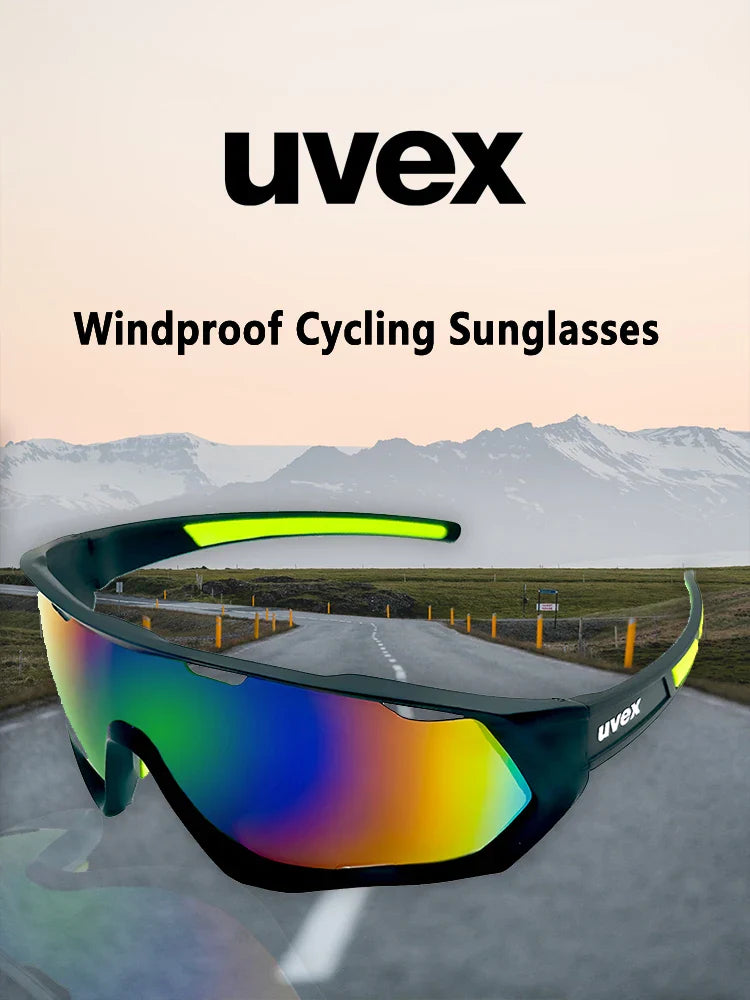 Cycling Sunglasses for Men & Women – UV400 Sports Glasses for MTB & Road Bikes