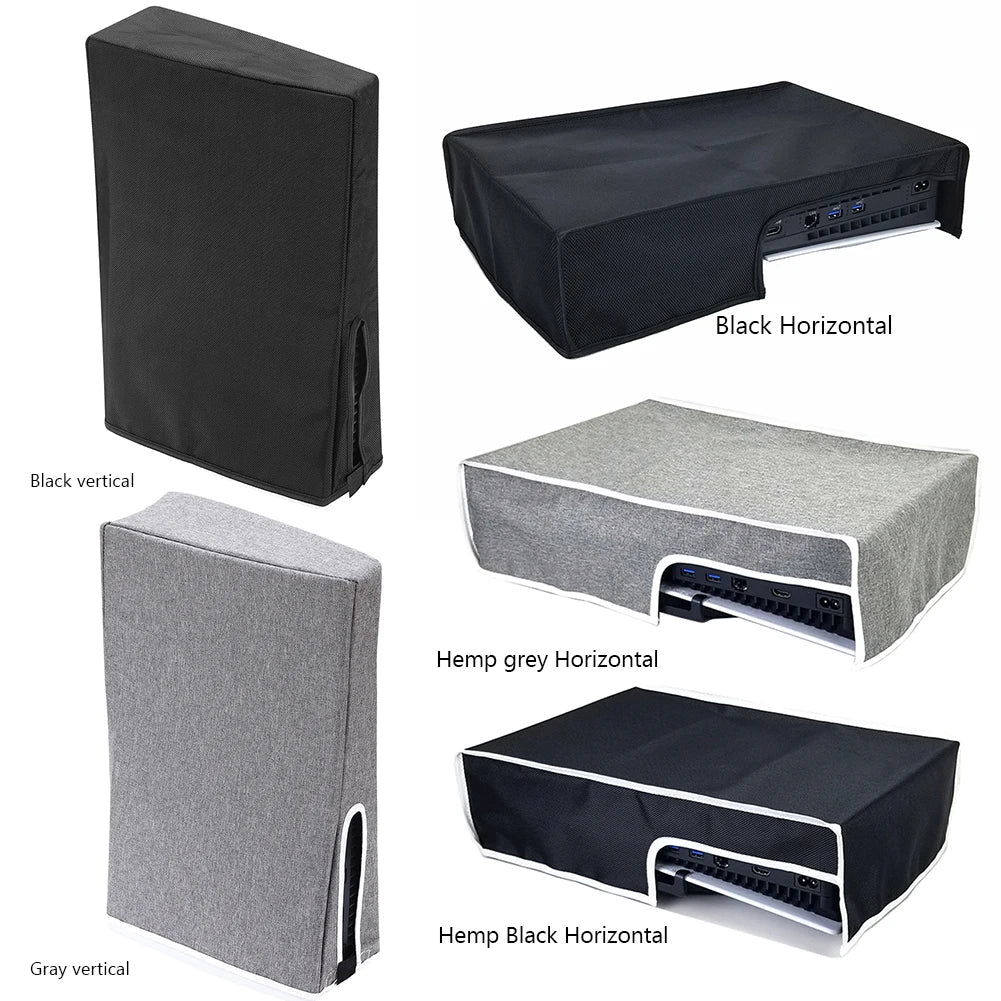 Dust Cover Case for PS5/PS5 Slim Console – Anti-Scratch, Dustproof, Waterproof Protective Shell, Washable Game Accessories
