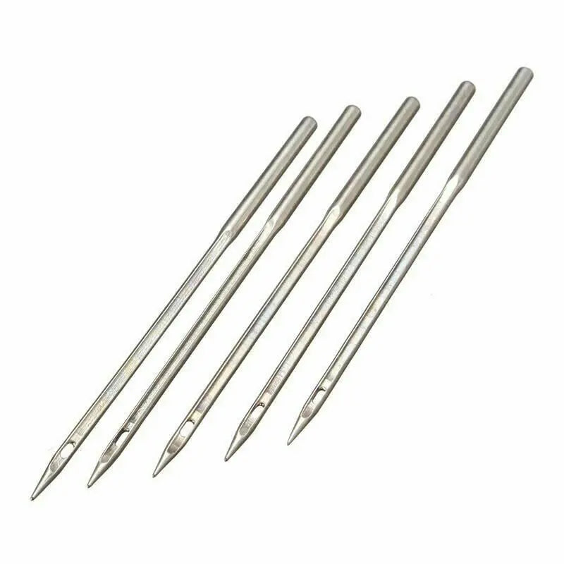 5/10 Pcs Sewing Leather Awl Needles Tool Set – Crochet Bent Hook Needle Stitcher for Shoes DIY Repair and Craft Making