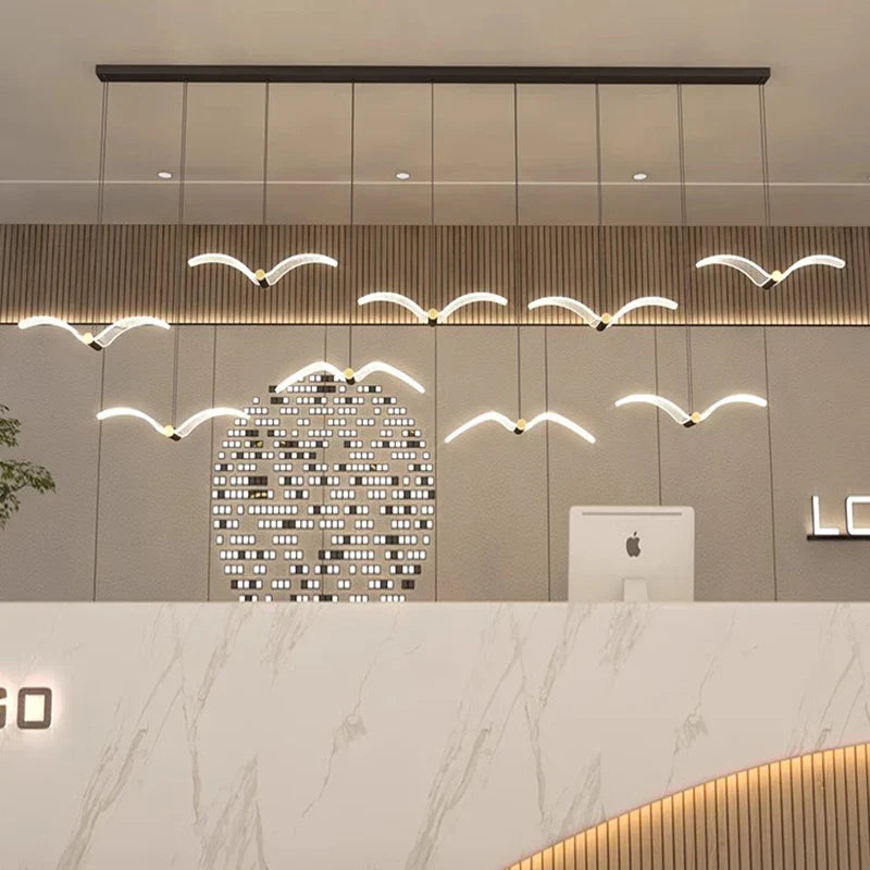Modern LED Pendant Light – Home Decor Chandeliers for Living Room & Dining Room Indoor Hanging Lighting