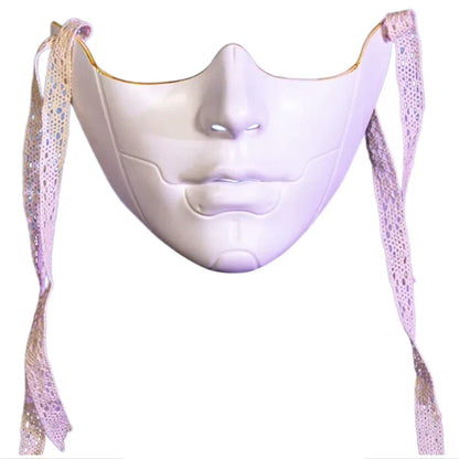 Masquerade Half Face Mask for Men & Women – Cosplay Halloween Eyemask, Costume Eye & Mouth Cover