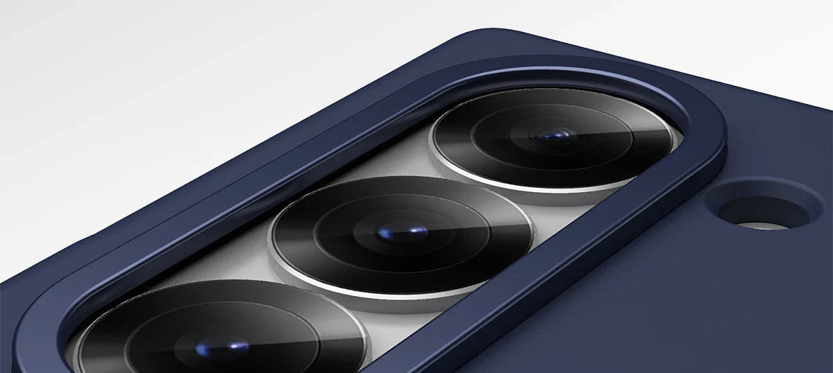 Original Silicone Grip Phone Case for Samsung Galaxy Z Fold 4-7 – Stand & Hinge Protective Cover with Glass Film