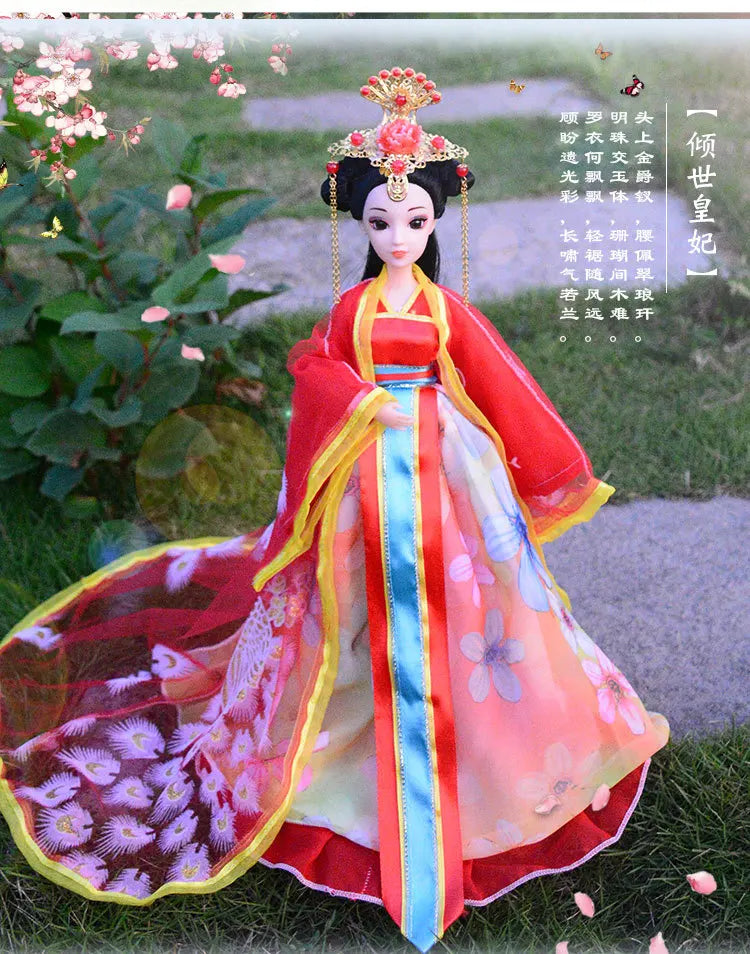 Ancient Dress Imperial Concubine Doll – Jointed Princess Fairy Suit with Clothes