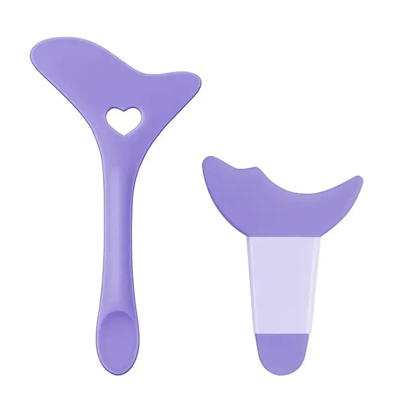 Multi-Functional Eyeliner Stencil - Wing Tips & Lipstick Aid, Reusable Silicone Makeup Tools