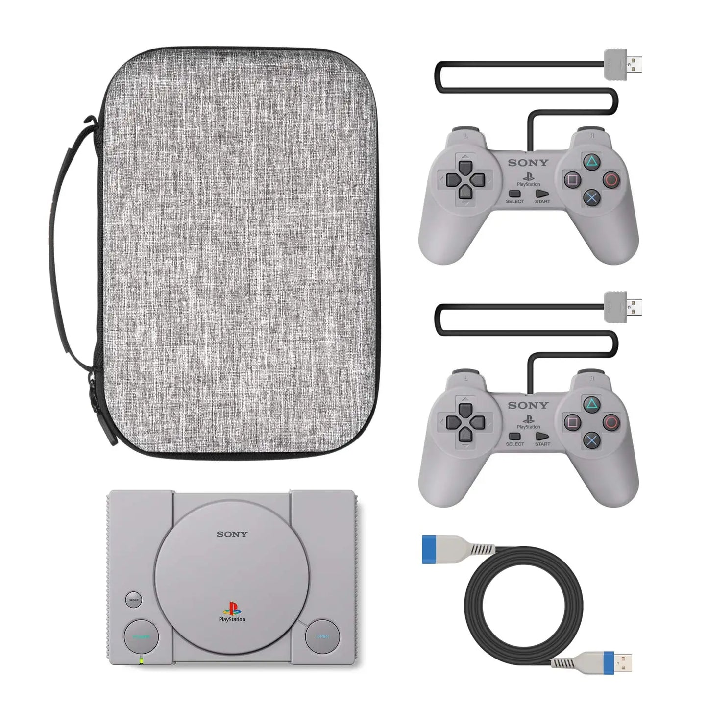 Portable Storage Bag for Sony PS Mini Console – Shockproof Carrying Case for PlayStation Classic 2018 Edition