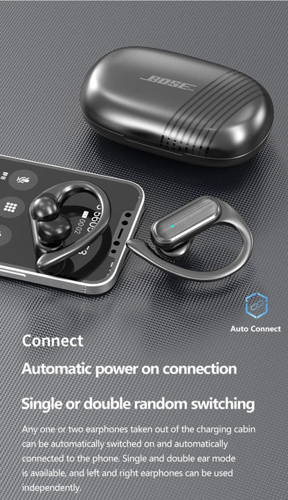 Bosebye A520 Bluetooth 5.3 TWS Earphones - HiFi Stereo, Waterproof Wireless Sports Earbuds with Mic and Touch Control