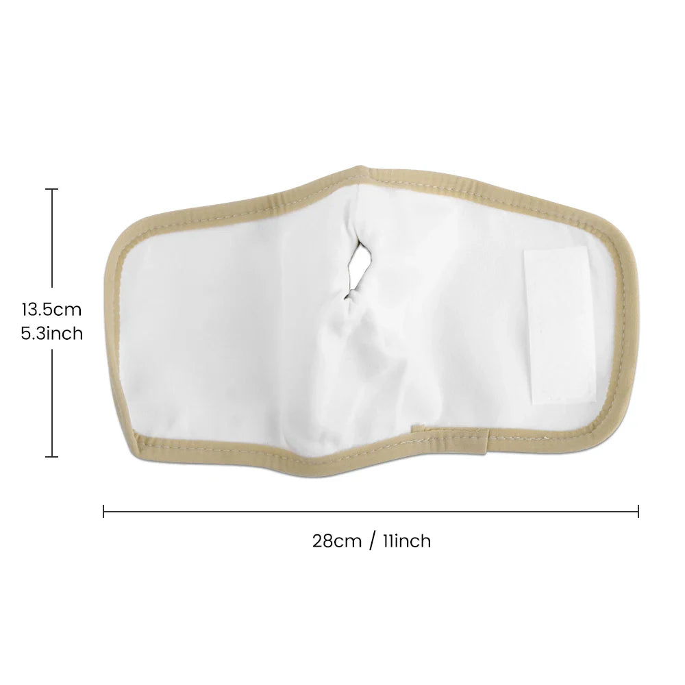Reusable Castor Oil Pack Wrap – Organic Anti-Leak Therapy Compress for Abdomen, Back, Knee & Joints, Sleep Aid Wellness Support Bandage